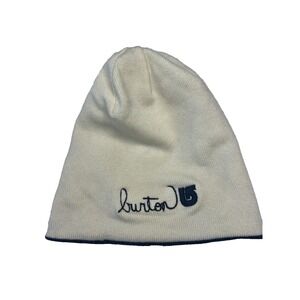 Burton Reversible Cream Knit Beanie One Size  Snowboarding Outdoor Ski Travel